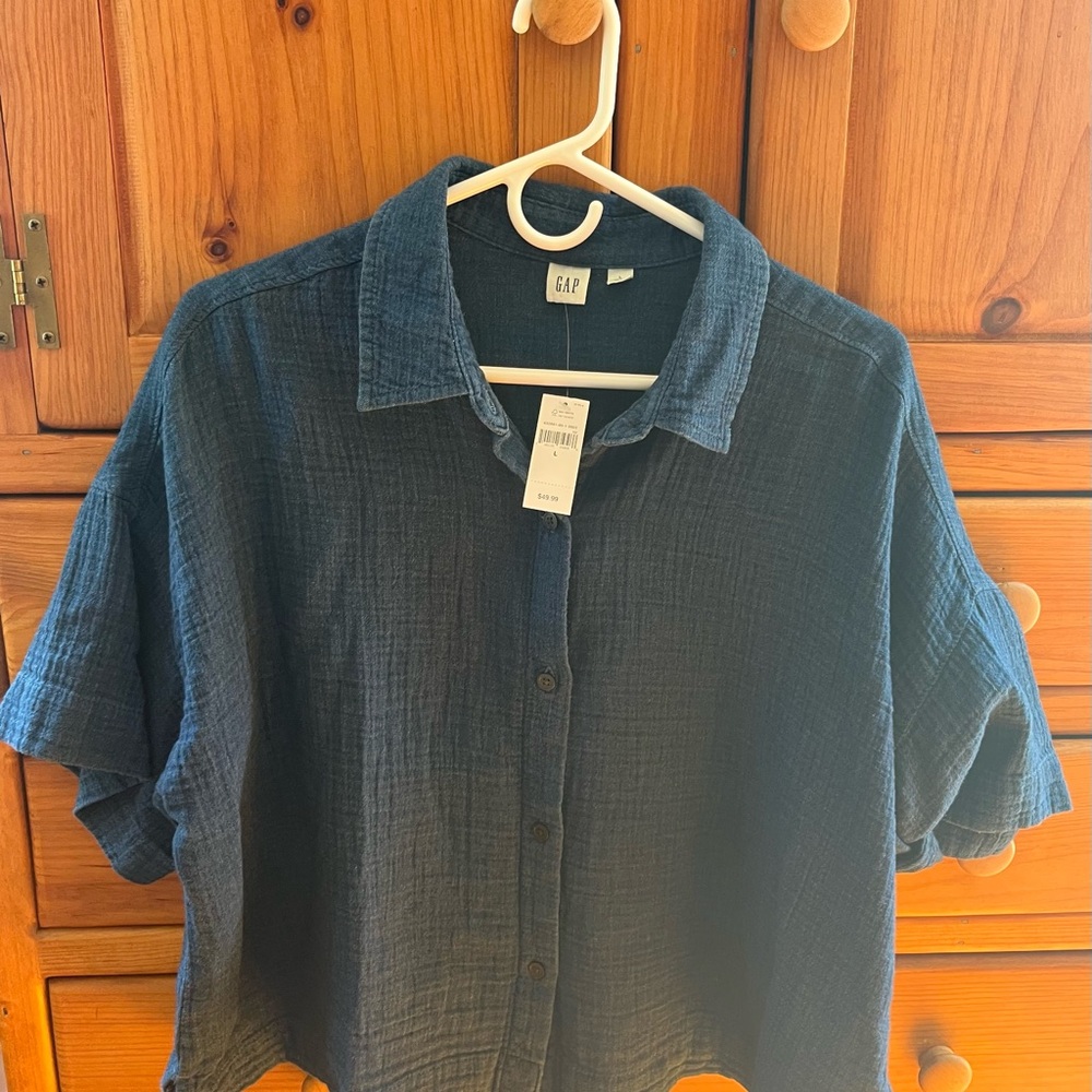 GAP Denim Blue Casual Shirt